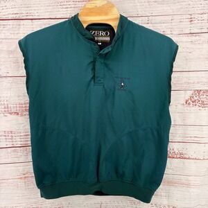 Zero Restrictions Golf Vest‎ Mens XL Sleeveless Teal Performance Casual